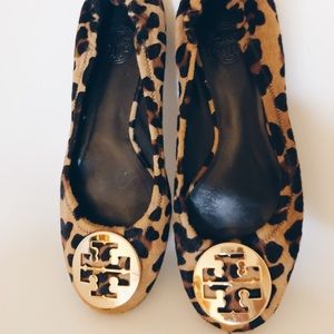 Tory Burch leopard flats